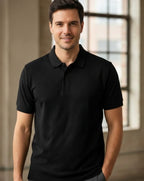 Men's Black polo t-shirt - MavinClub Crazybee