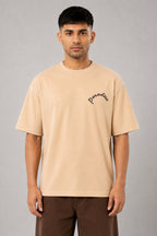 Pack of 2 Tshirts -( Wht_Panda & Beige Paradise )-Deal
