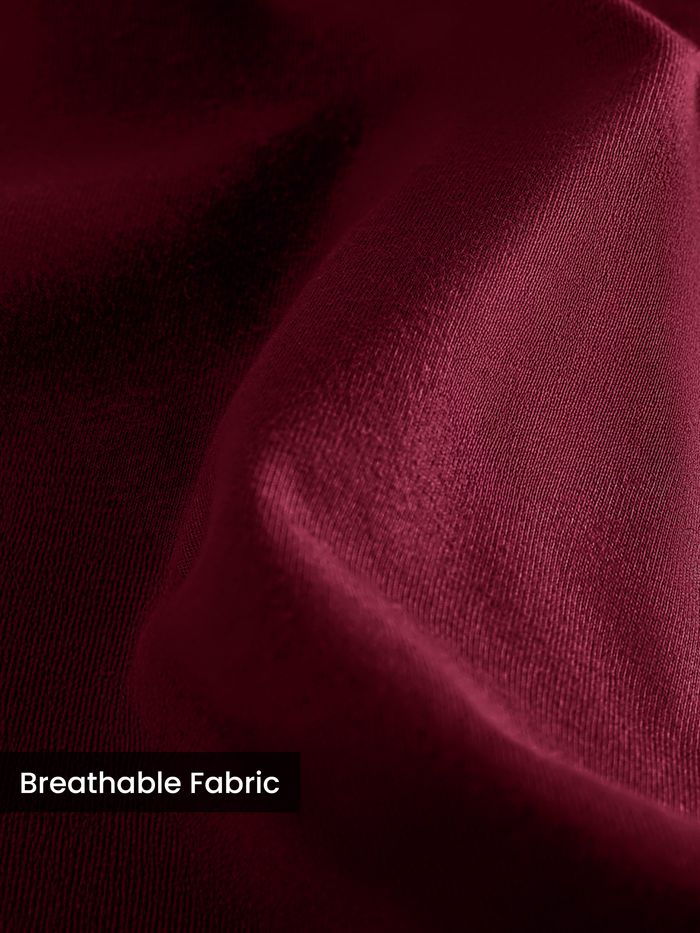 Maroon t-shirt for men - MavinClub Crazybee