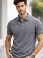 Men's Grey polo t-shirt - MavinClub Crazybee