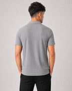 Polo Pack of 2 - (Zip-Rib-Grey & Zip-Dimd_BlueBlack)