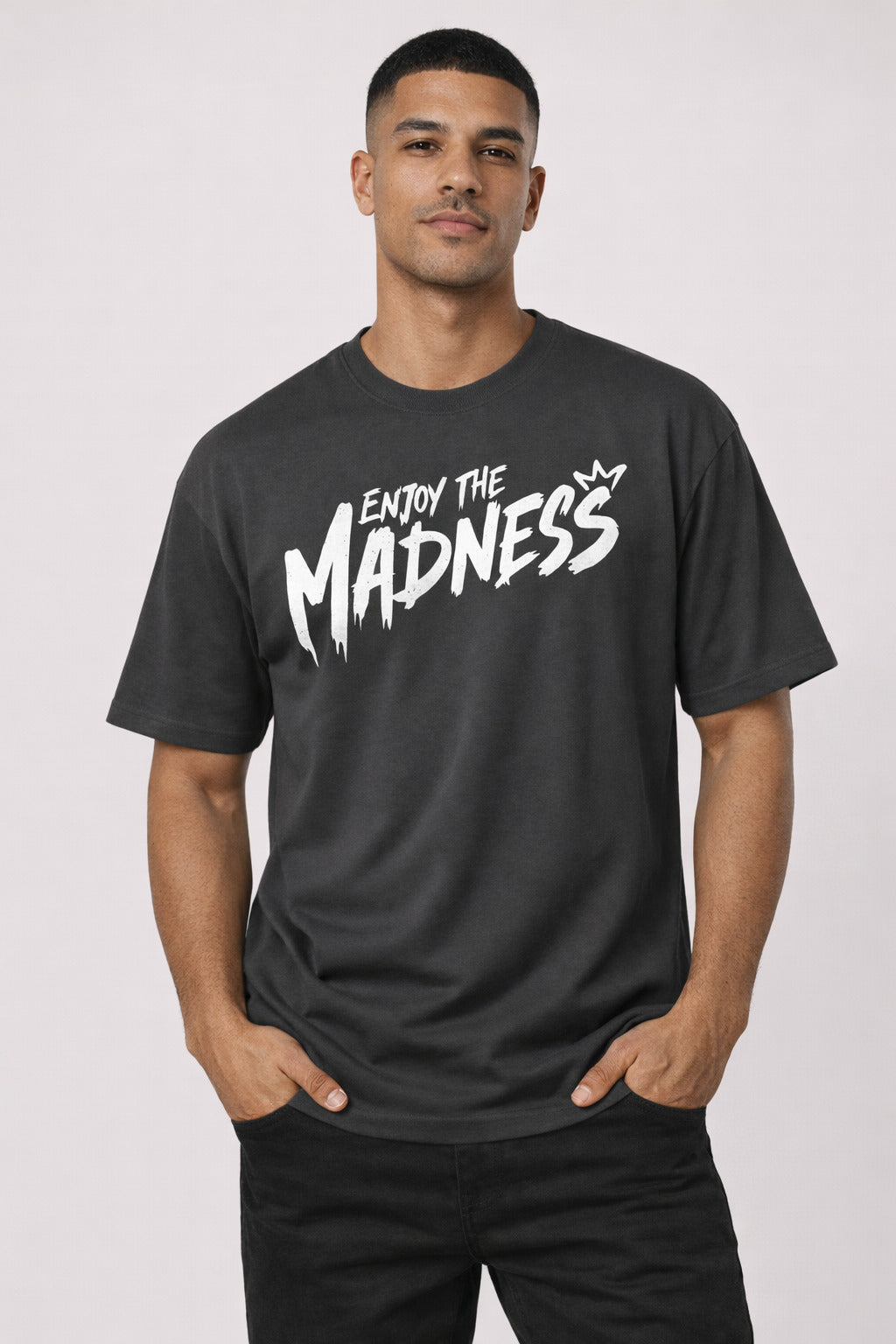 Crazybee Tshirt- Grey madness