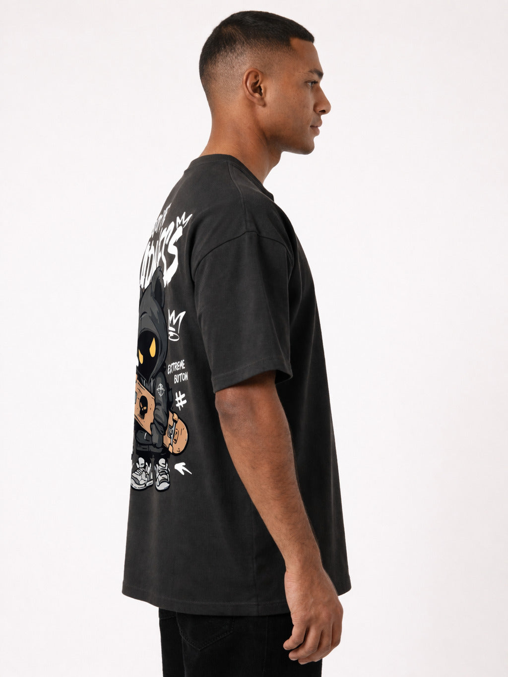 Crazybee Tshirt- Grey madness