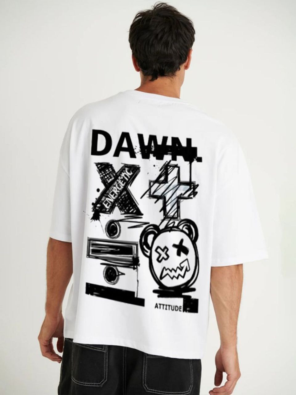 backprint t-shirt for men - MavinClub