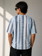 PO2 Cotton Rib <> Blue Tribal + Blue Tie-Dye