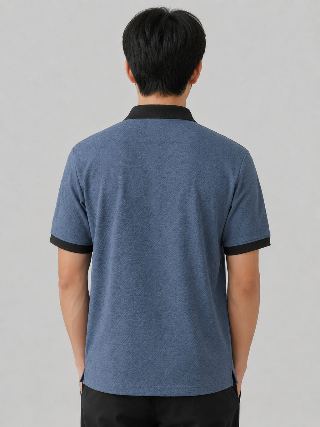 Polo Pack of 2 - (Zip-Rib-Grey & Zip-Dimd_BlueBlack)