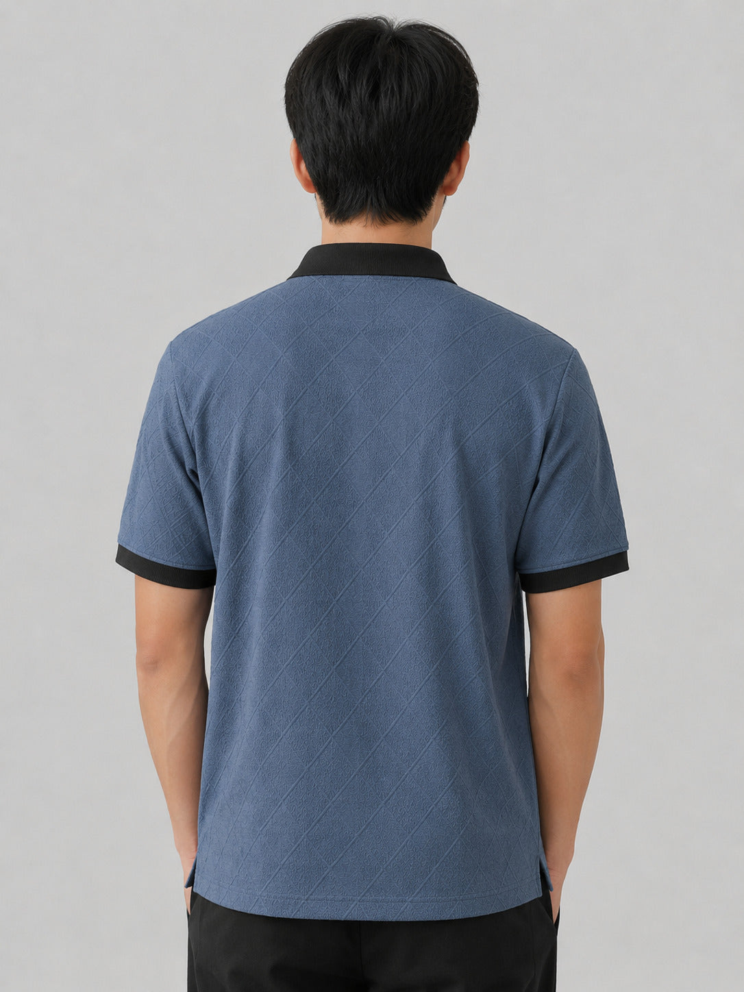 Polo Pack of 2 - (Zip-Rib-Grey & Zip-Dimd_BlueBlack)